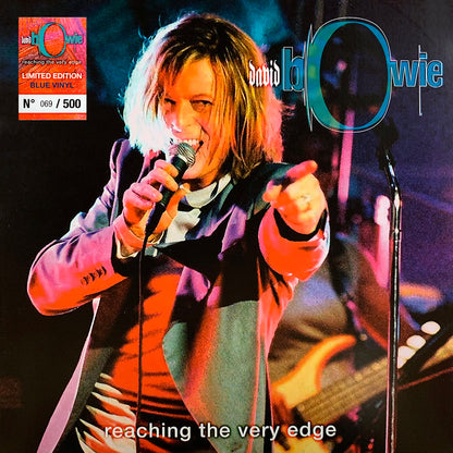 DAVID BOWIE LP Reaching The Very Edge (Blue Coloured Vinyl) Live in Spain