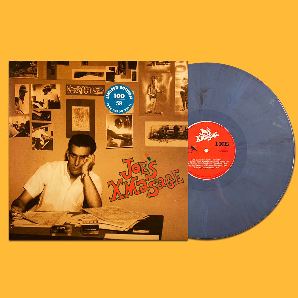 FRANK ZAPPA LP Joe's XMasage (Blue Marbled Coloured Vinyl) + Poster