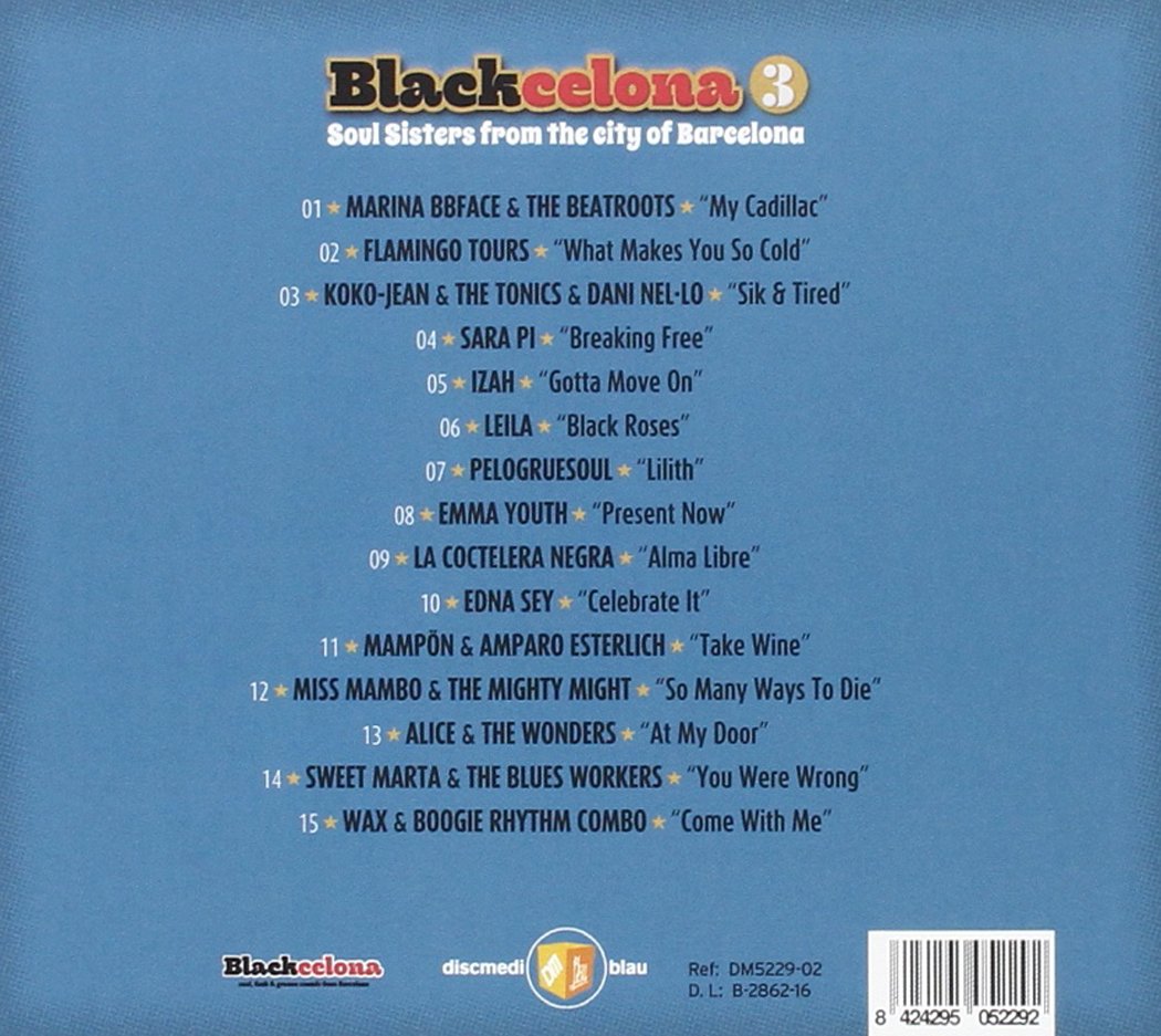 VARIOS CD Blackcelona 3 Soul Sisters From The City Of Barcelona