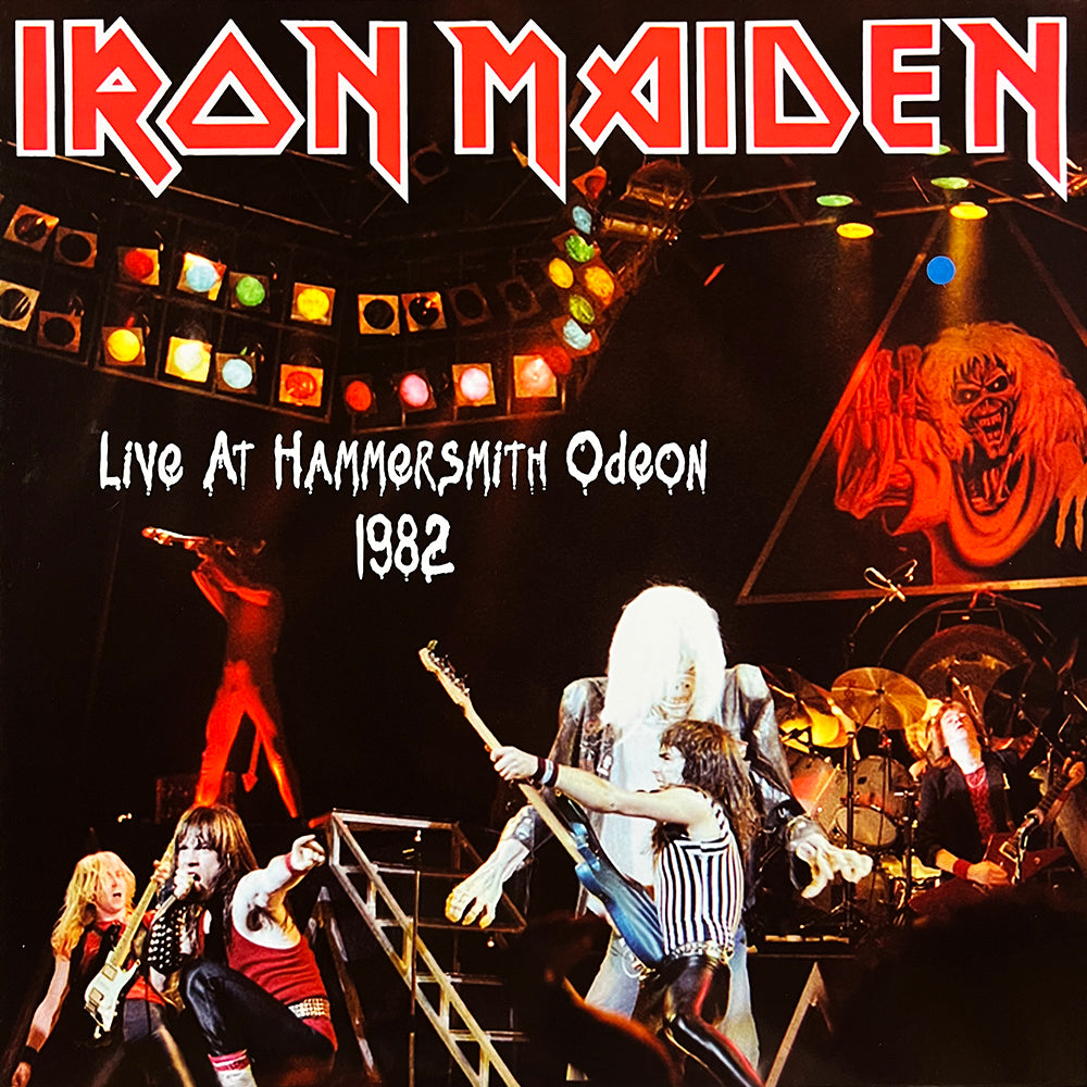 IRON MAIDEN 2xLP Live At Hammersmith Odeon 1982 (Blue Coloured Vinyls)
