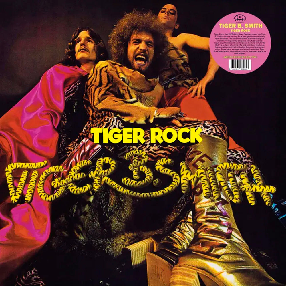 TIGER B. SMITH LP Tiger Rock (Hard Rock Germany) Red Coloured Vinyl