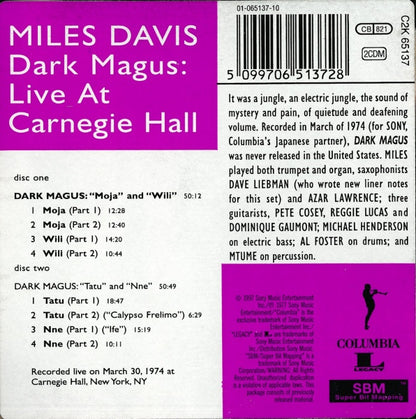 MILES DAVIS 2xCD Dark Magus (Digipack)