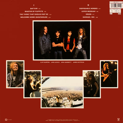 METALLICA LP Master Of Puppets (Clear Coloured Vinyl)