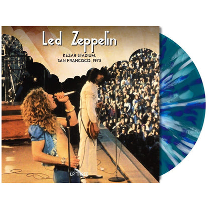 LED ZEPPELIN 4xLP BOX SET Live '69 & '73 (Blue & White Splatter Coloured Vinyls)