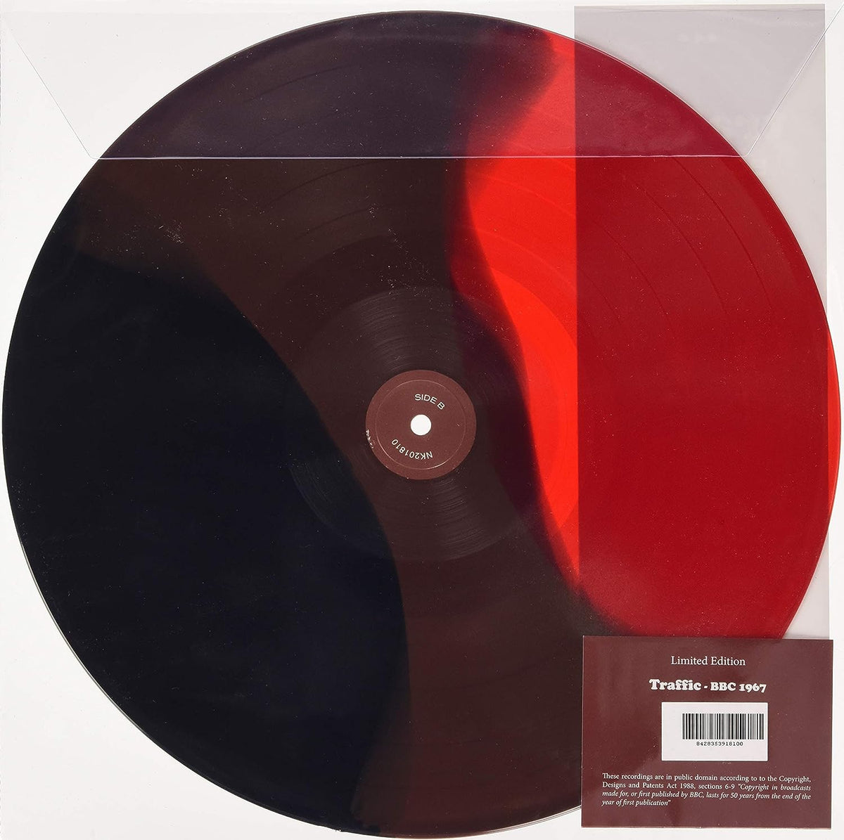 TRAFFIC LP BBC 1967 (Translucent Red And Solid Black and Brown Coloured Vinyl)