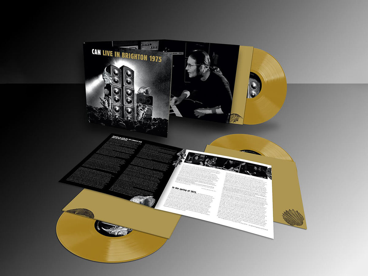CAN 3xLP Live In Brighton 1975 (Inca Gold Coloured Vinyl)