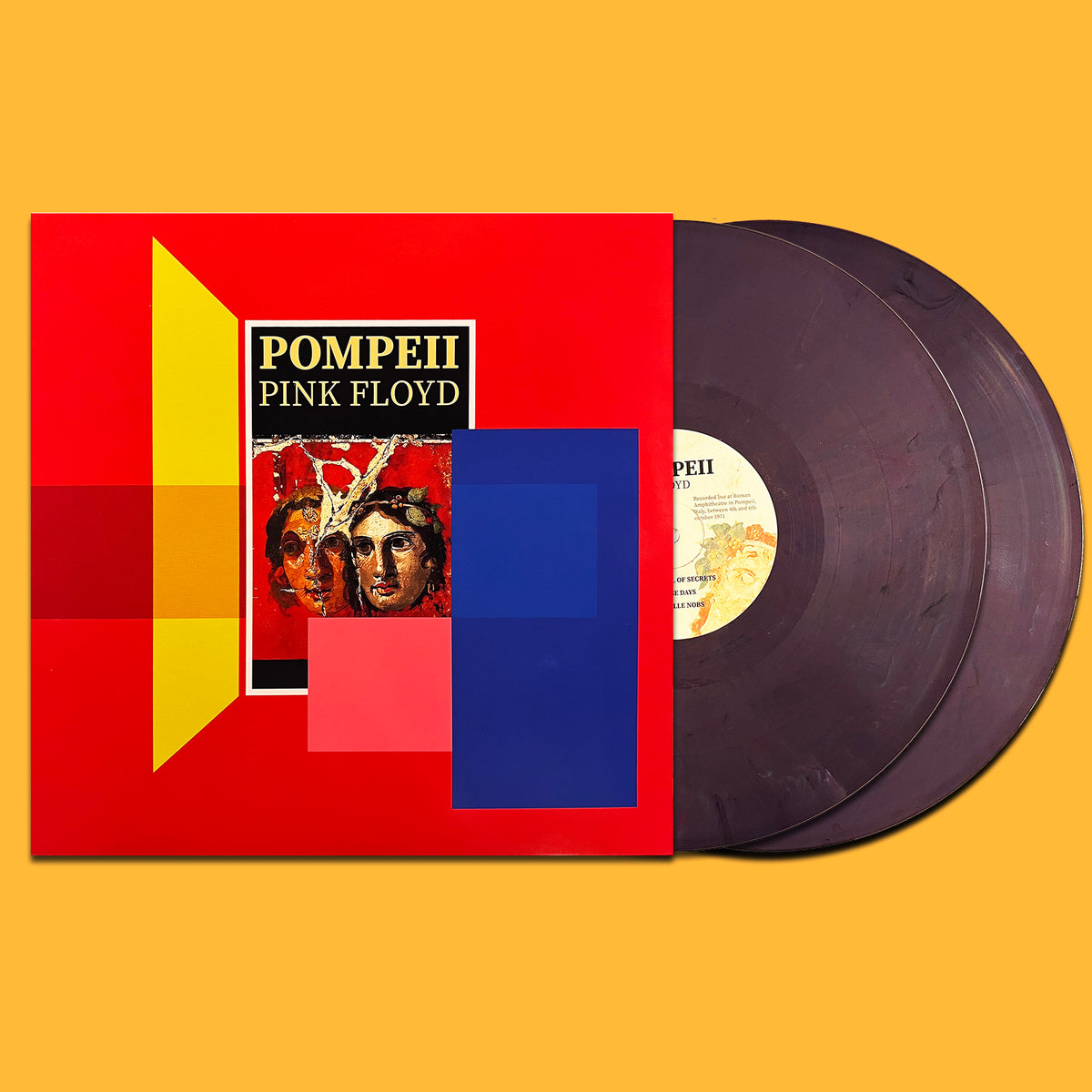 PINK FLOYD 2xLP Pompeii (Purple Marbled Coloured Vinyls)