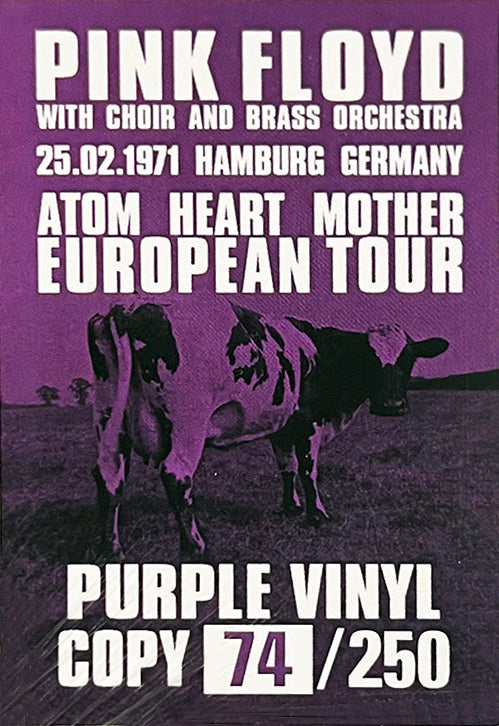 PINK FLOYD 2xLP Hamburg Germany 25.02.1971 (Purple Coloured Vinyl Numbered)