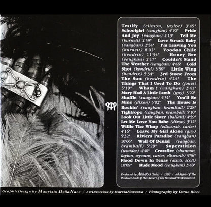 STEVIE RAY VAUGHAN 2xCD All You Can Get About Him