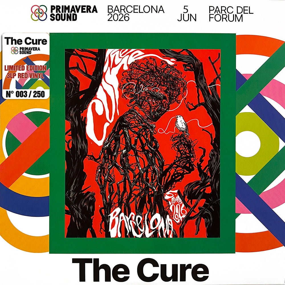 THE CURE 3xLP Primavera Sound Barcelona 2026 (Red Coloured Vinyls) 250 Copies