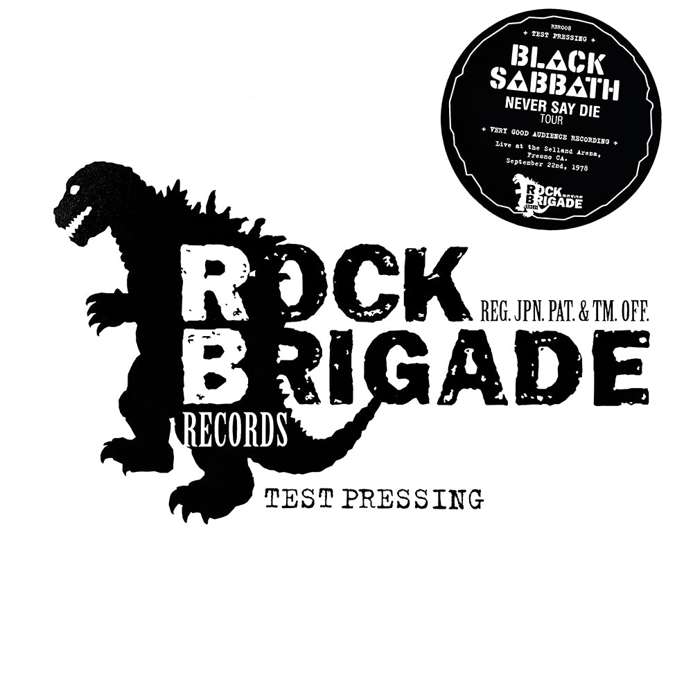 BLACK SABBATH 2xLP Never Say Die Tour (TEST PRESSING)