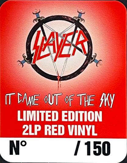 SLAYER 2xLP It Came Out Of The Sky (Red Coloured Vinyl) PROMO EDITION