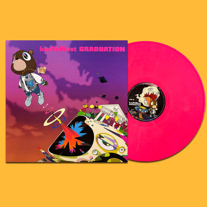 KANYE WEST LP Graduation (Pink Coloured Vinyl) + 2 Bonus Tracks