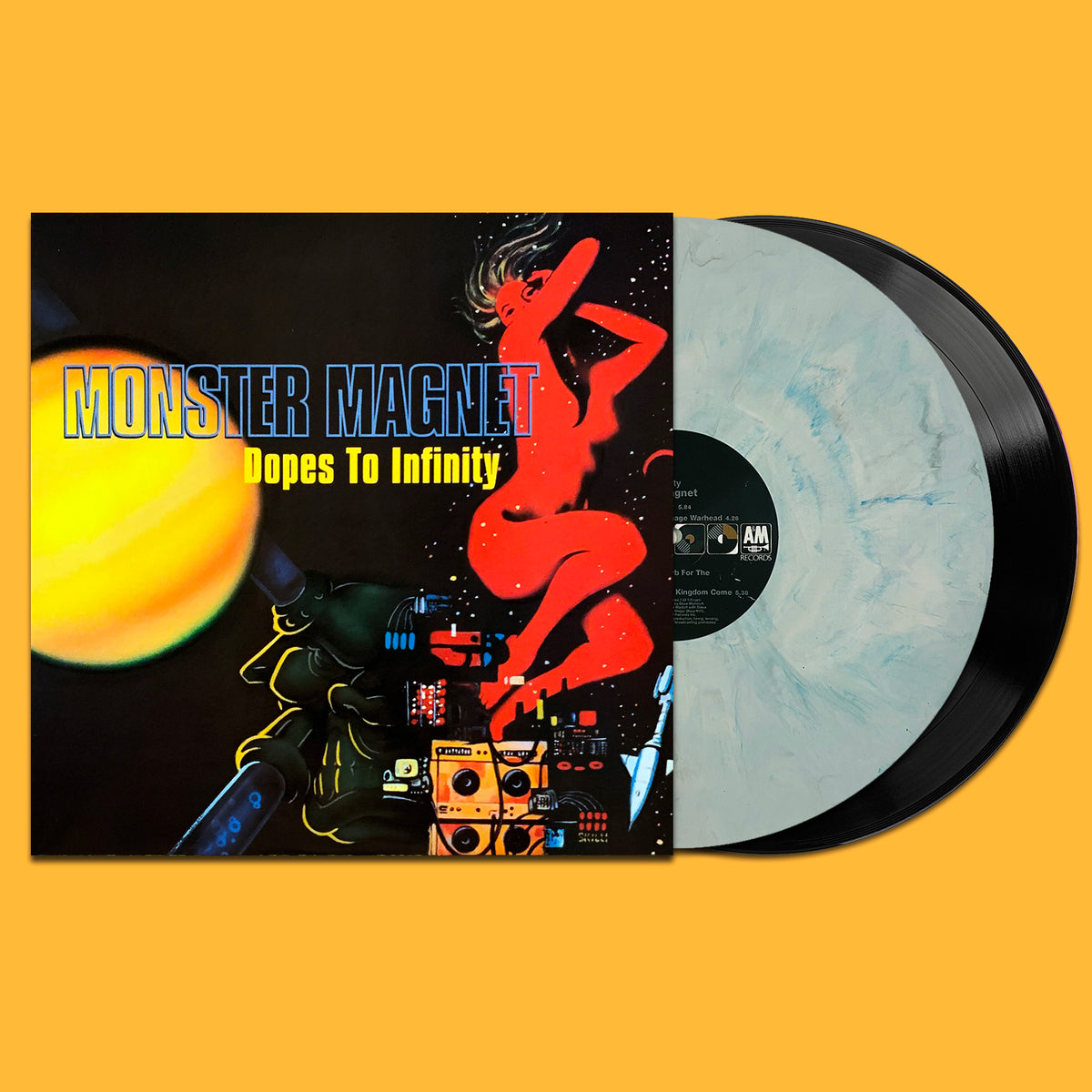 MONSTER MAGNET 2xLP Dopes To Infinity (Light Blue Marbled & Black Colour)
