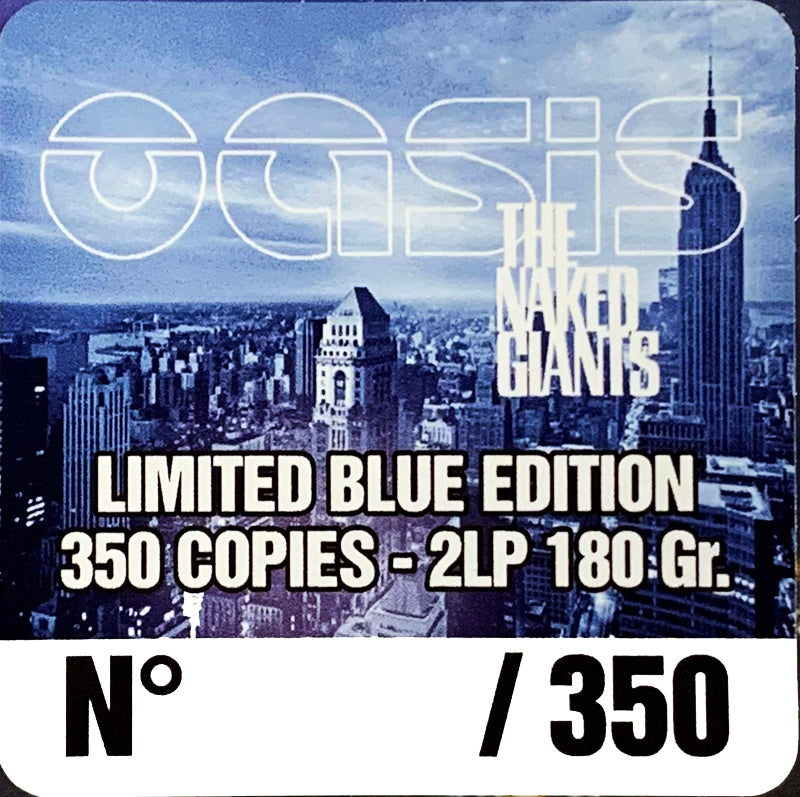 OASIS 2xLP The Naked Giants (White Coloured Vinyls) PROMO EDITION