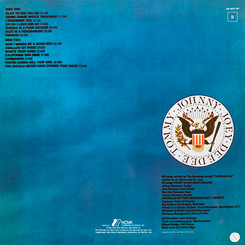 RAMONES LP Leave Home (with insert)