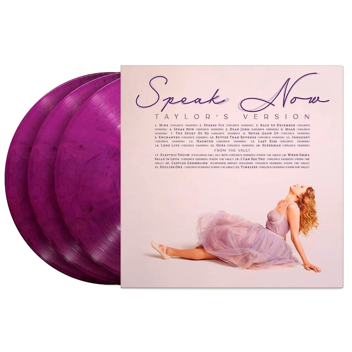 TAYLOR SWIFT 3xLP Speak Now (Taylor's Version) Orchid Marbled Colour