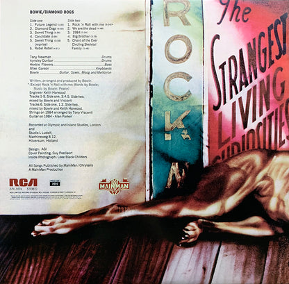 DAVID BOWIE LP Diamond Dogs (Translucid Red Coloured Vinyl Gatefold Cover)