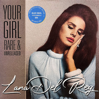 LANA DEL REY LP Your Girl Rare & Unreleased (Blue Colour 300 Numbered Copies)