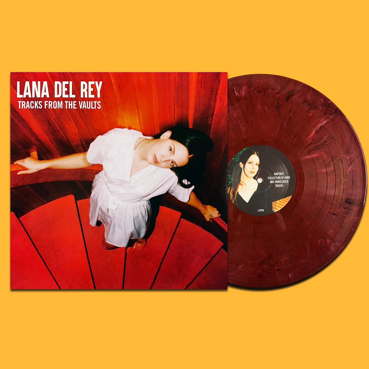 LANA DEL REY LP Tracks From The Vaults - Rare and Unreleased Tracks (Red Marble)
