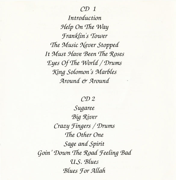 GRATEFUL DEAD 2xCD One From The Vault (Deluxe Fat Box)