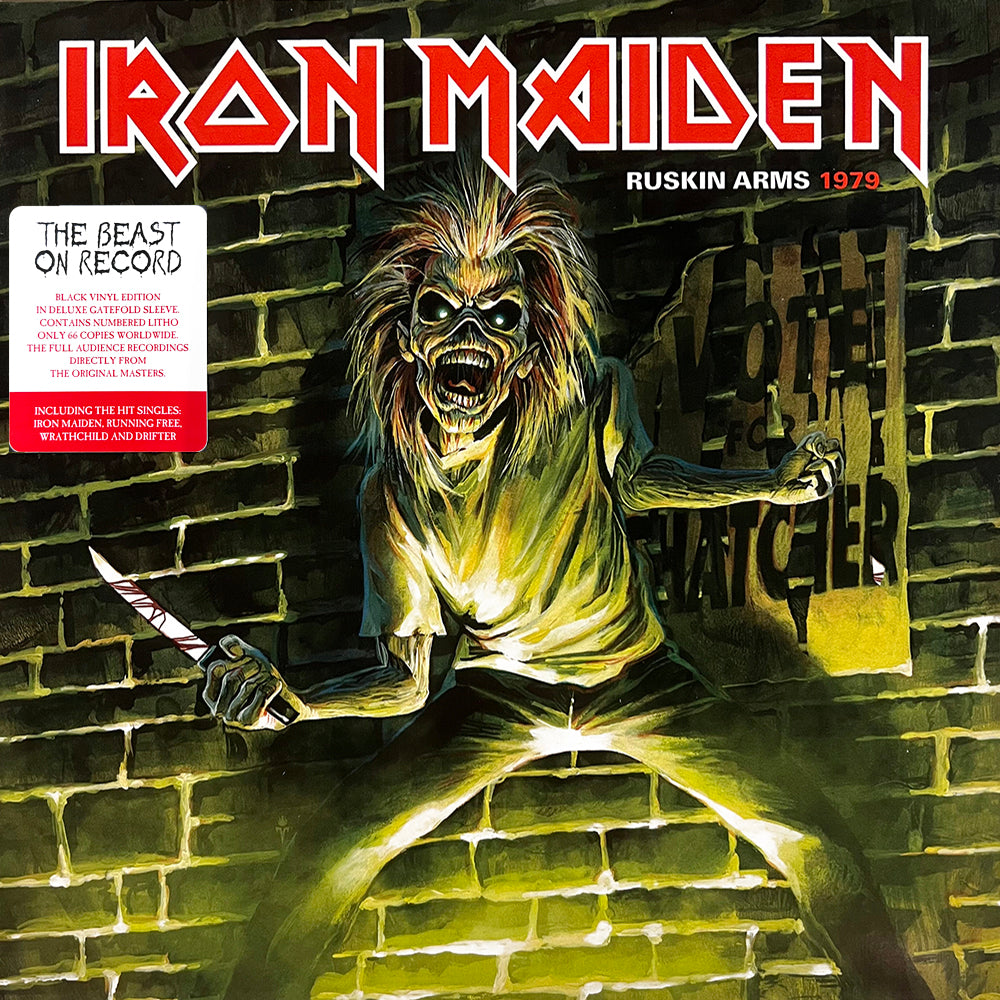 IRON MAIDEN 2xLP Ruskin Arms 1979 (66 Numbered Copies Lithography)