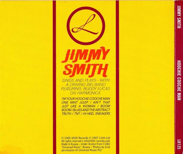 JIMMY SMITH CD Hoochie Cooche Man