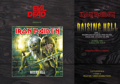 IRON MAIDEN 2xLP Raising Hell (Splatter Coloured Vinyls)