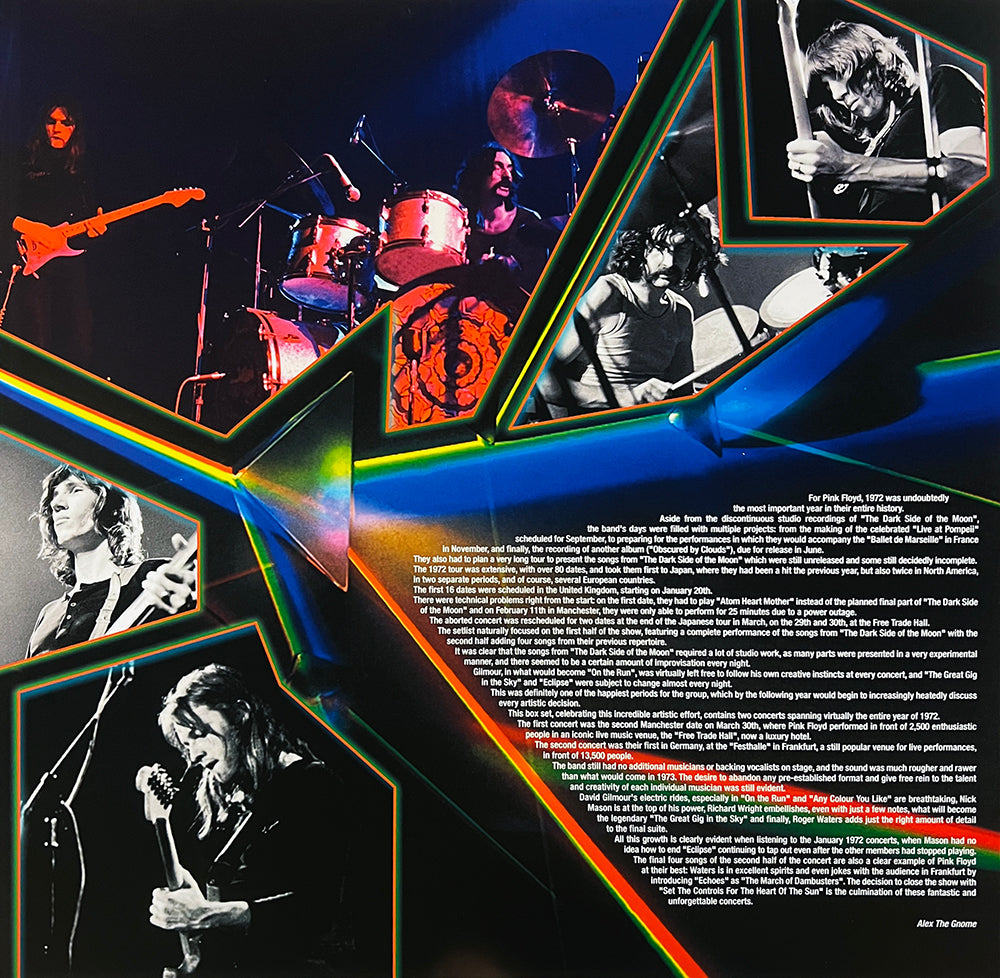 PINK FLOYD BOX SET 5xLP The 1972 Lunatic Chronicles (Green Mix Black) PROMO
