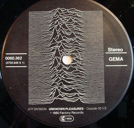 JOY DIVISION LP Unknown Pleasures (with insert)