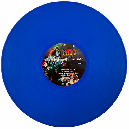 KISS LP Alive! In Tokyo, April 1977 (Blue Coloured Vinyl)