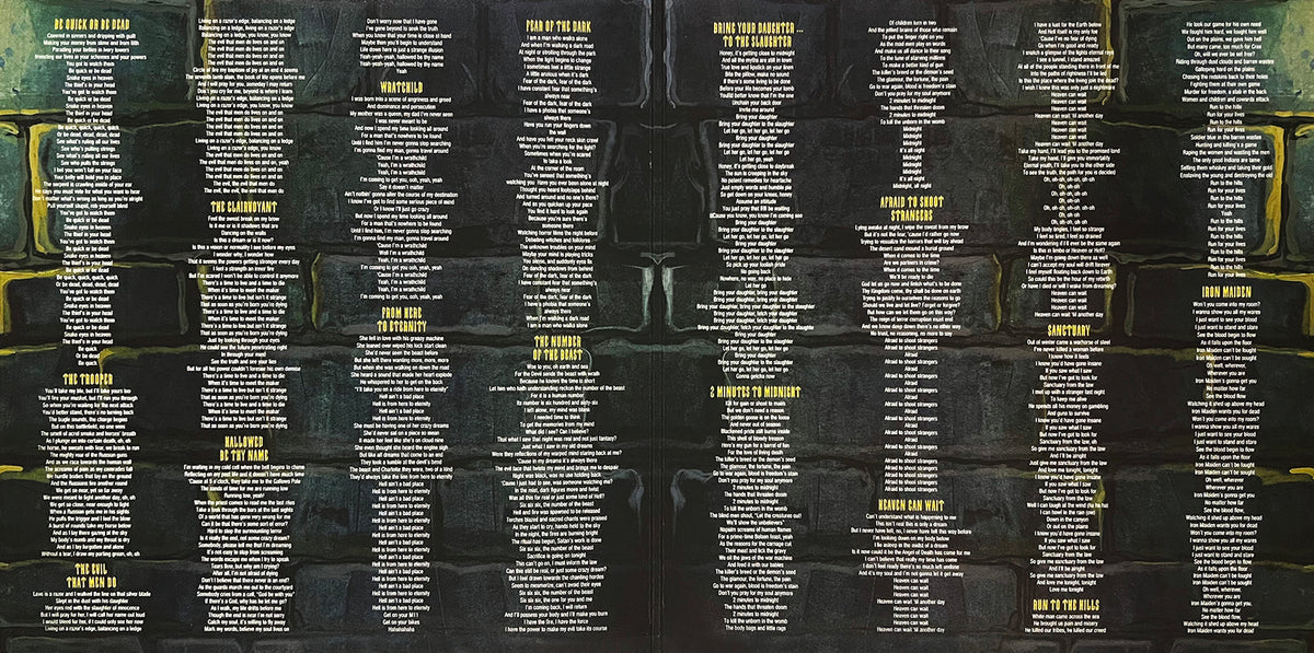 IRON MAIDEN 2xLP Raising Hell (Splatter Coloured Vinyls)