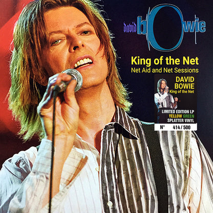 DAVID BOWIE LP King Of The Net - Net Aid And Net Sessions (Splatter Coloured)