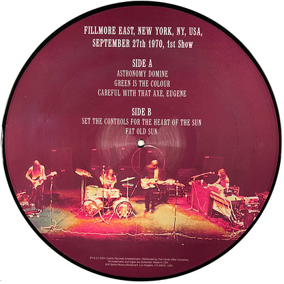 PINK FLOYD LP Fillmore East September 27, 1970 Picture Disc 400 Numbered Copies
