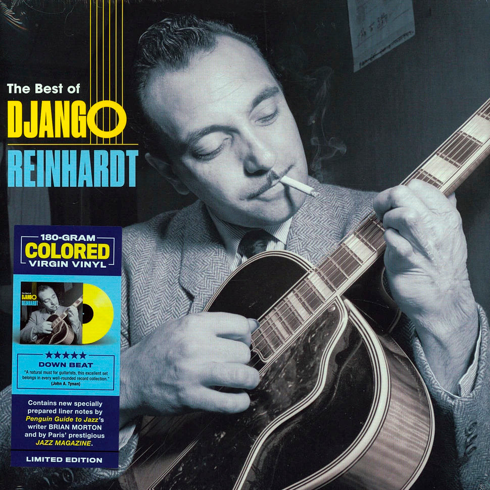 DJANGO REINHARDT LP The Best Of (Yellow Coloured 180 Gram Heavyweight Vinyl)