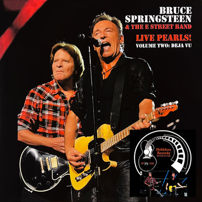 BRUCE SPRINGSTEEN LP Live Pearls! Volume Two: Deja Vu (Red Marbled) 100 Copies