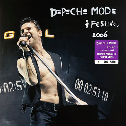DEPECHE MODE LP Festival 2006 (Purple Colour 250 Numbered Copies)