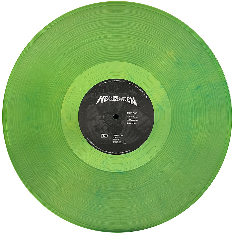 HELLOWEEN LP Helloween (Green Translucid Colour) with OBI