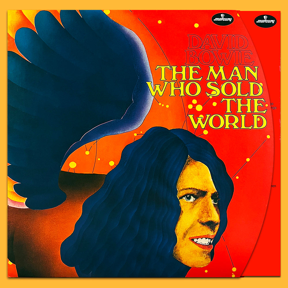 DAVID BOWIE LP The Man Who Sold The World (Round Cover Blue Ice Coloured Vinyl)
