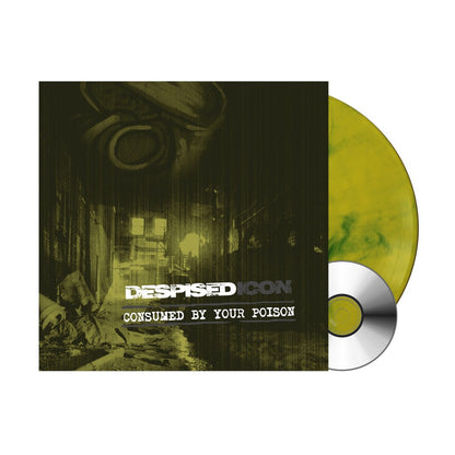 DESPISED ICON LP+CD Consumed By Your Poison (Yellow Transparent Blue Marbled)