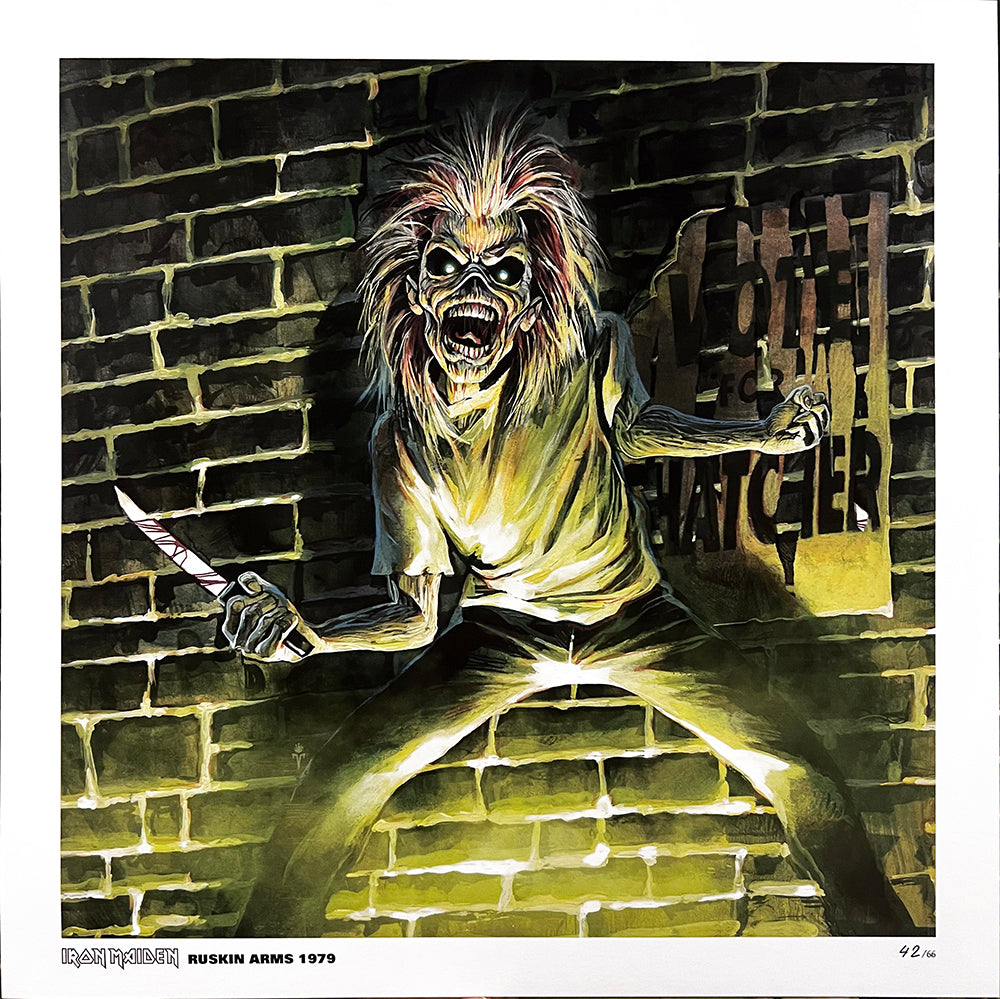 IRON MAIDEN 2xLP Ruskin Arms 1979 (66 Numbered Copies Lithography)