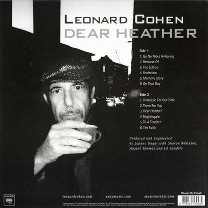 LEONARD COHEN LP Dear Heather (180 grams audiophile vinyl)