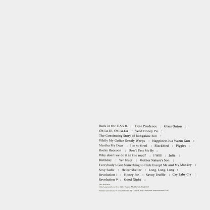 BEATLES 2xLP White Album