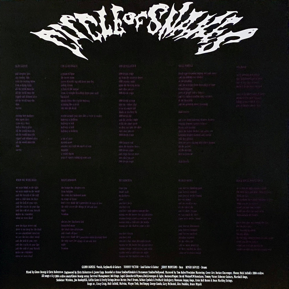 DANZIG LP Circle Of Snakes (with Insert)