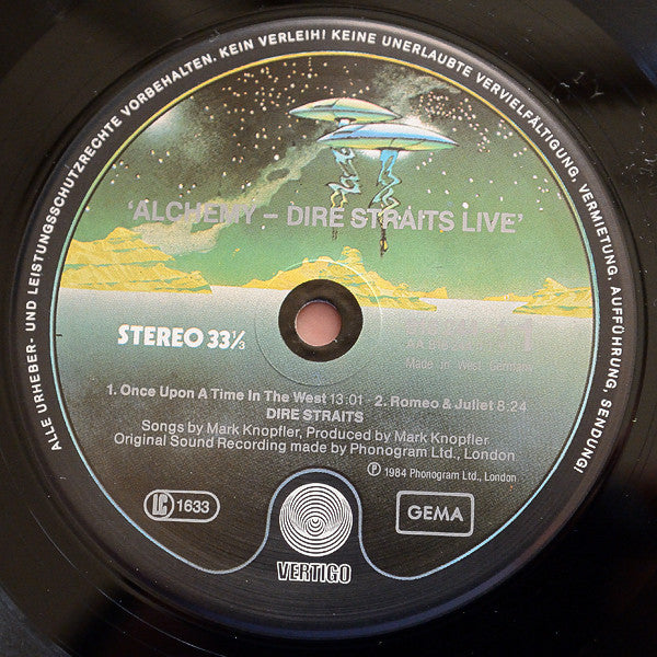 DIRE STRAITS 2xLP Alchemy - Dire Straits Live
