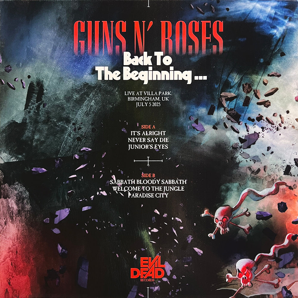 GUNS AND ROSES LP Back To The Beginning... (Blue Transparent Coloured Vinyl)