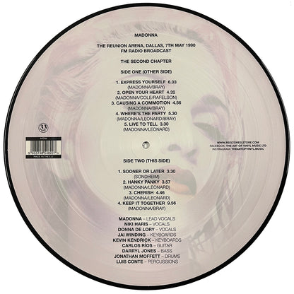MADONNA LP The Reunión Arena, Dallas, 7Th May 1990 Second Chapter (Picture Disc)