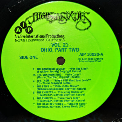 VARIOS LP Highs In The Mid Sixties Volume 21: Ohio Part 2