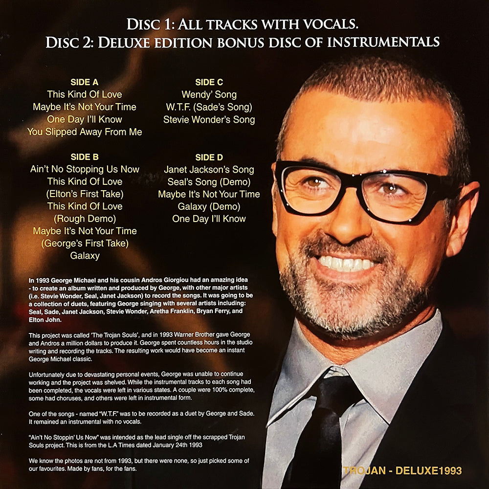 GEORGE MICHAEL 2xLP The Trojan Souls (The Unreleased Album - Deluxe Edition)