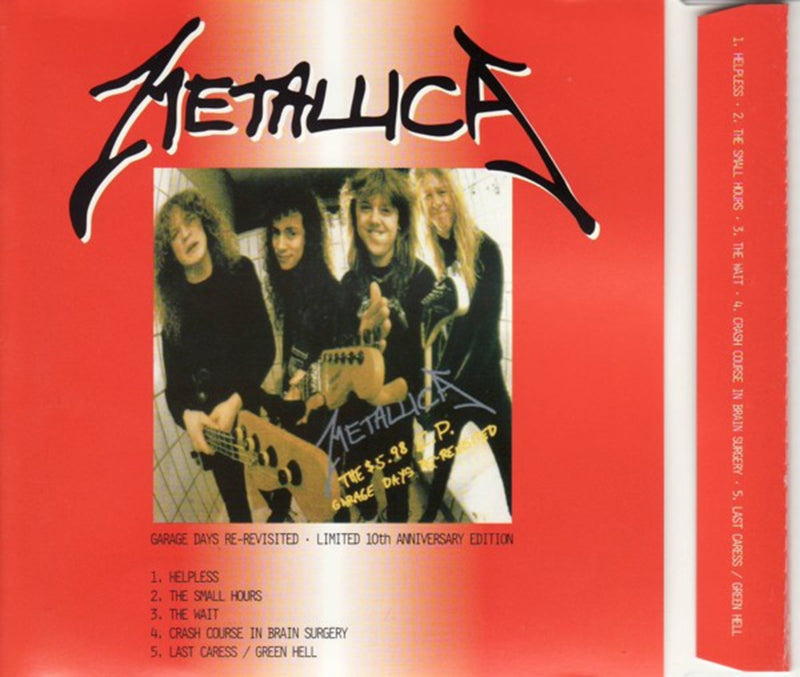 METALLICA CD EP Garage Days Re-Revisited Limited 10th Anniversary Edition Ninja